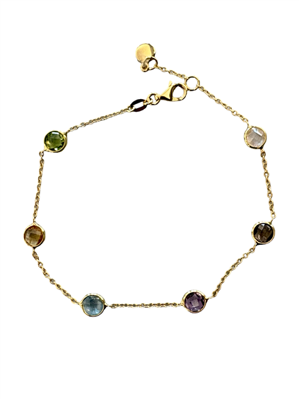 Bracciale Soranzo Gioielli Donna Pietre Colorate in Oro Tormalina DZ10441893 - DZ10441893